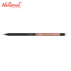 Milan Copper Graphite Pencil With Eraser HB 71421724 (Assorted Barrel Color, color may vary)