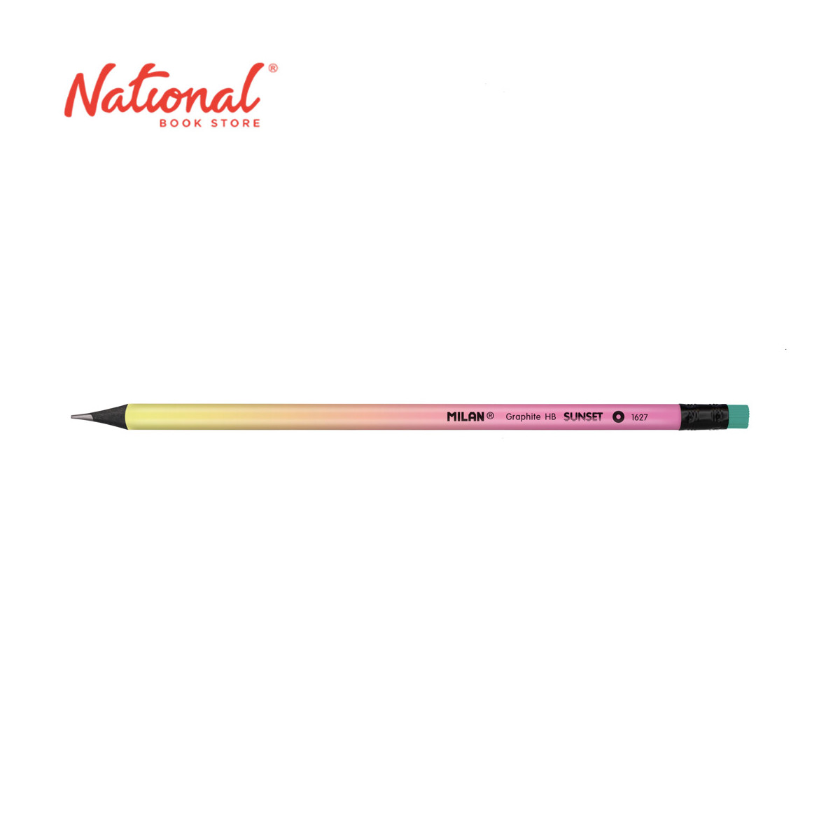 Milan Sunset Graphite Pencil With Eraser Assorted HB 071622724 (barrel color may vary)
