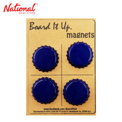 Magnet Button 4's Bottle Cap Design, Purple - Filing Supplies