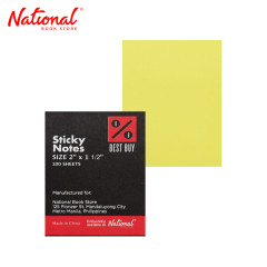 Best Buy Sticky Notes 1.5x2 inches Yellow/White 100's - School & Office Supplies - Note Pads