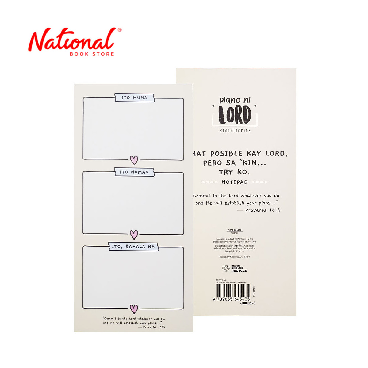 Lahat Posible Kay Lord Notepad Lengthwise - Stationery Pads