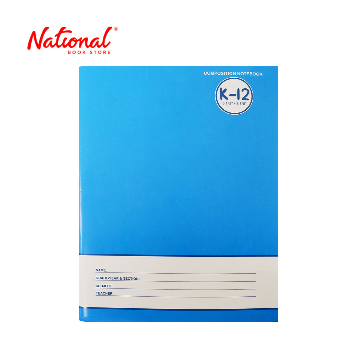 Avanti Composition Color-Coded Notebook Notebook K-12 6.5x8.38 inches 80's (cover color may vary)