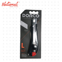 Dorco Heavy Duty Cutter Screw Lock Black 18mm Large L601 - Office Supplies