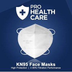 KN95 Face Mask Particulate Respirator White 20's - School & Office Essentials - Medical Supplies