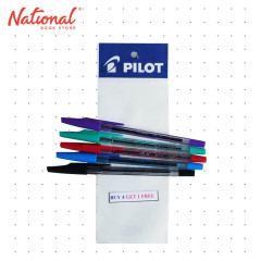 Pilot BPS Ballpoint Pens 2023 Promo Pack 4+1 Free Black/Blue/Red/Green/Violet - Ballpens