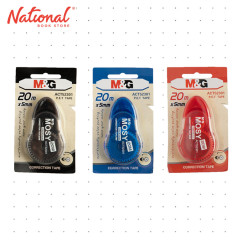 M&G Correction Tape 5mmx20m ACT52301 (color may vary) - School & Office Supplies