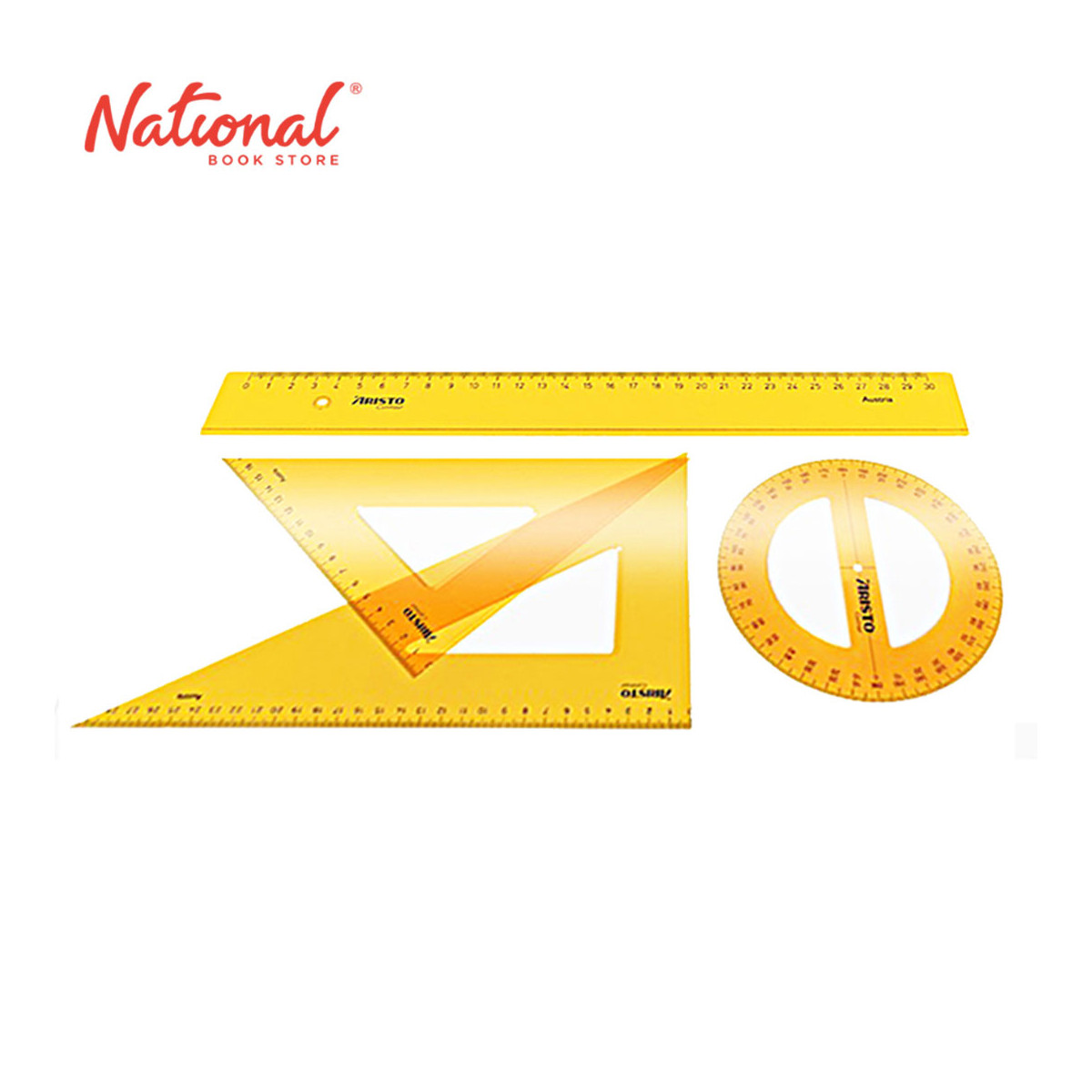 Aristo Geometry Set Yellow 4s AR22509 - School & Office Supplies - Measuring Devices