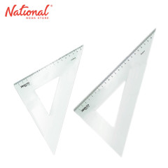 Aristo Triangle Set 45 And 60 Clear 30cm 2s AR23805 -...