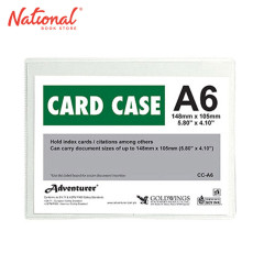 Adventurer Document Card Case Plastic Soft A6 CC-A6 -...