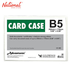 Adventurer Document Card Case Plastic Soft B5 CC-B5 -...