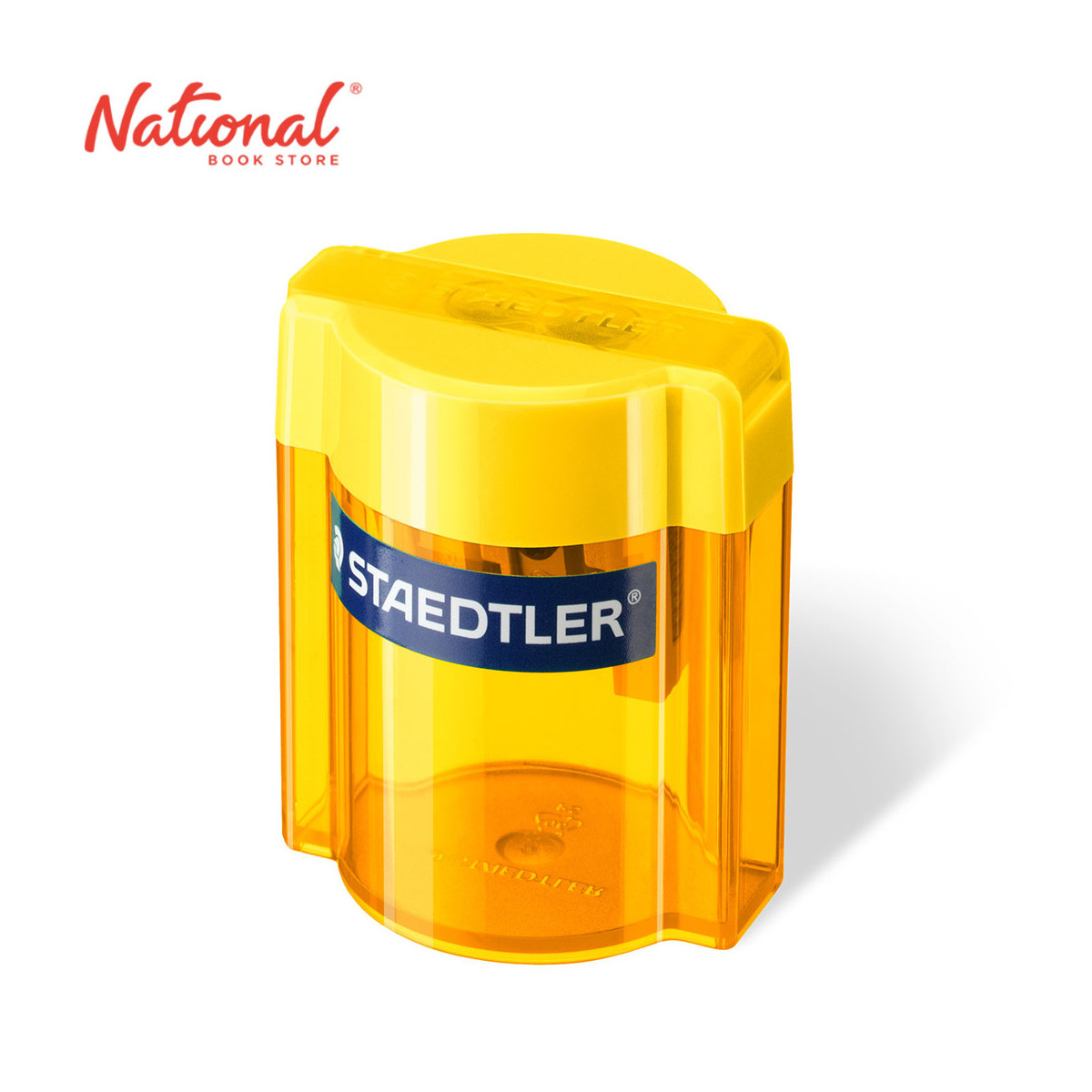 Staedtler Two-Hole Sharpener Tub Round Yellow 513 006 - School & Office Supplies - Cutting Devices