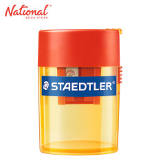 Staedtler One-Hole Sharpener Tub Round Blister Red Yellow...