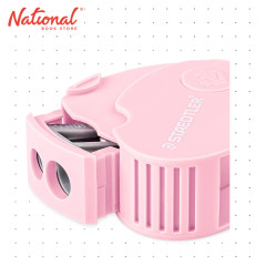 Staedtler Two-Hole Sharpener Tub Blister Pastel Pink 512 PS2BKPA - School & Office Supplies
