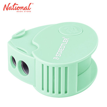 Staedtler Two-Hole Sharpener Tub Blister Pastel Green 512 PS2BKPA - School & Office Supplies