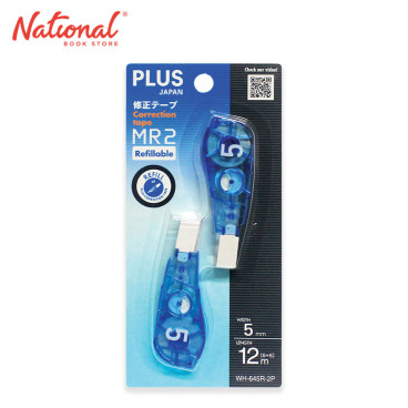 Plus Correction Tape Refill 5mmx6m Blue 2s WH-645R - School & Office Supplies - Correction Products