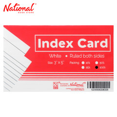 Best Buy Index Card White 3x5 100's Ruled Both Sides -...