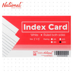 Best Buy Index Card White 3x5 100's Ruled Both Sides - School & Office Supplies