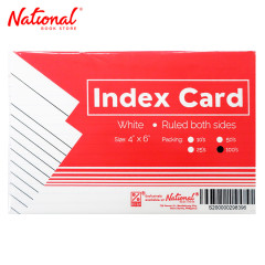 Best Buy Index Card White 4x6 100's Ruled Both Sides -...