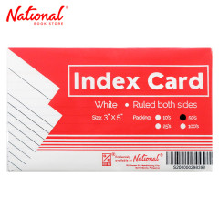 Best Buy Index Card White 3x5 50's Ruled Both Sides -...