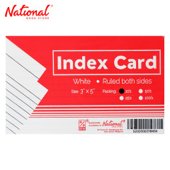 Best Buy Index Card White 3x5 10's Ruled Both Sides -...