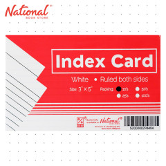 Best Buy Index Card White 3x5 10's Ruled Both Sides - School & Office Supplies