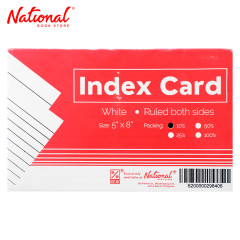 Best Buy Index Card White 5x8 10's Ruled Both Sides -...
