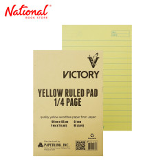 Victory Yellow Pad 1/4 90 Leaves - School & Office Supplies