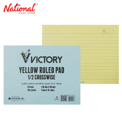 Victory Yellow Pad 1/2 Crosswise 90 Leaves - School &...