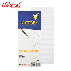Victory Quiz Pad 1/2 Lengthwise 80 Leaves - School &...
