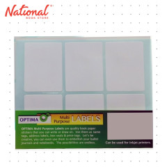 Optima Label Sticker MPLPLN-3951 39x51mm 36's 6 Labels Per Sheets White - School & Office Supplies