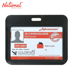 Adventurer ID Protector 86x54mm Horizontal Holds 2 Cards - School Supplies