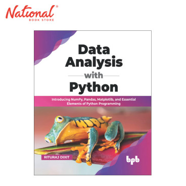 Data Analysis with Python by Rituraj Dixit - Trade Paperback - Computer Books