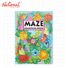 Maze Colouring Book Flower - Trade Paperback - Art