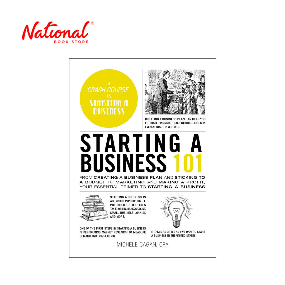 Starting A Business 101 by Michele Cagan Hardcover - Business & Investing