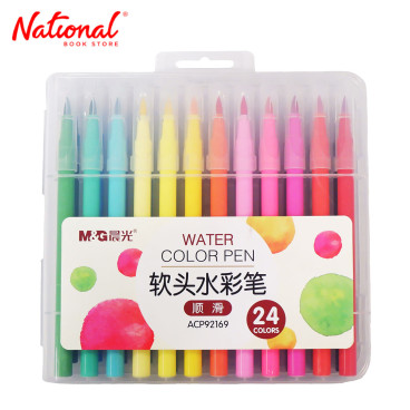 M&G Brush Pen ACP92169 24 Colors Soft Tip - School Supplies - Art Supplies