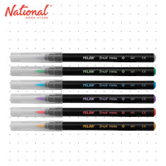 Milan Brush Pen Metallic 0612606MET 6 Colors - School Supplies - Art Supplies
