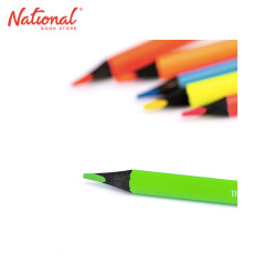 Milan Double-Ended Colored Pencil 07123306 6 Fluo & Metallic Colors - School Supplies - Art Supplies
