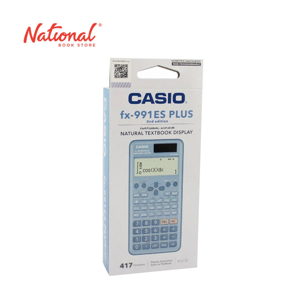 Scientific Calculator FX-991ES Plus Blue 417 Functions - School & Office Equipment