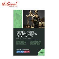 *SPECIAL ORDER* Compendious Bar Reviewer on Criminal Law...