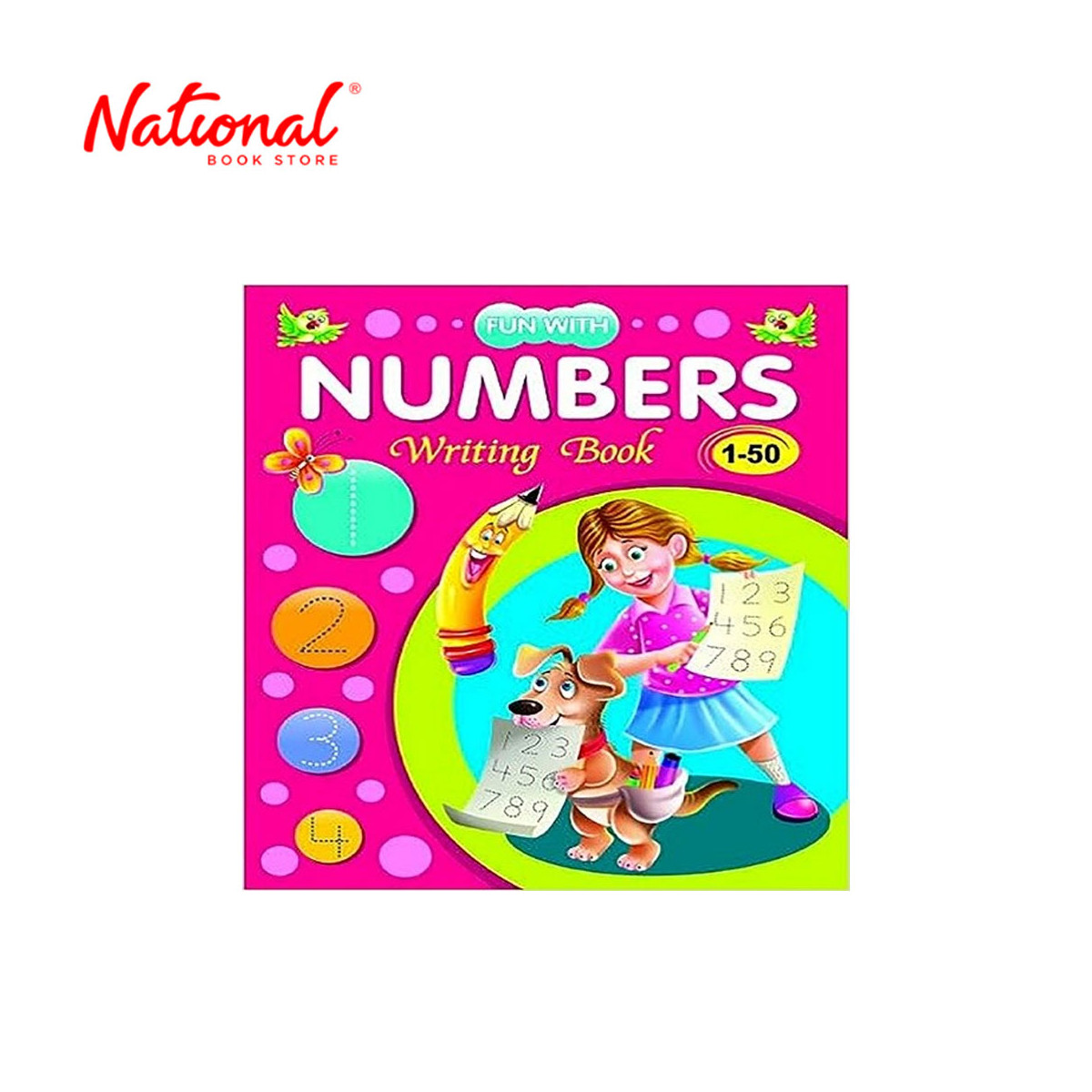 Fun With Number Writing Book 1-50 - Trade Paperback - Math Workbooks for Kids