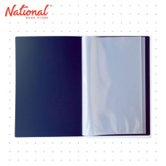 Aquadrops Clearbook Fixed N5000FC Navy Blue Long 20sheets - School & Office - Filing Supplies