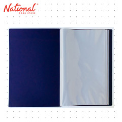 Aquadrops Clearbook Fixed N5001FC Navy Blue Long 40sheets - School & Office - Filing Supplies