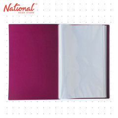 Aquadrops Clearbook Fixed N5001FC Red Long 40sheets - School & Office - Filing Supplies