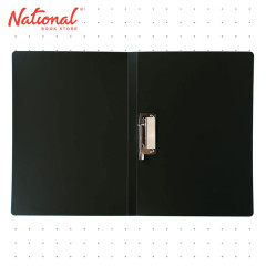 Aquadrops Folder Punchless F5030FC Black Long Side - School & Office Supplies - Filing Supplies