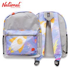 Backpack 14 inches, Light Space and Rocket - School Bags