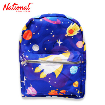 Backpack Full Print 14 inches, Dark Space and Rocket - School Bags