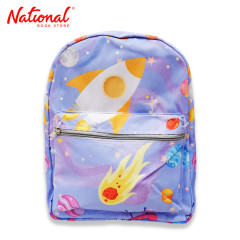 Backpack Full Print 14 inches, Light Space and Rocket -...