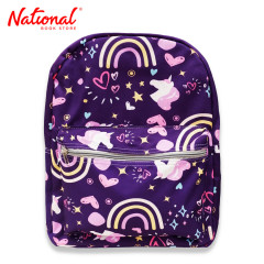 Backpack Full Print 14 inches, Unicorns and Rainbow -...