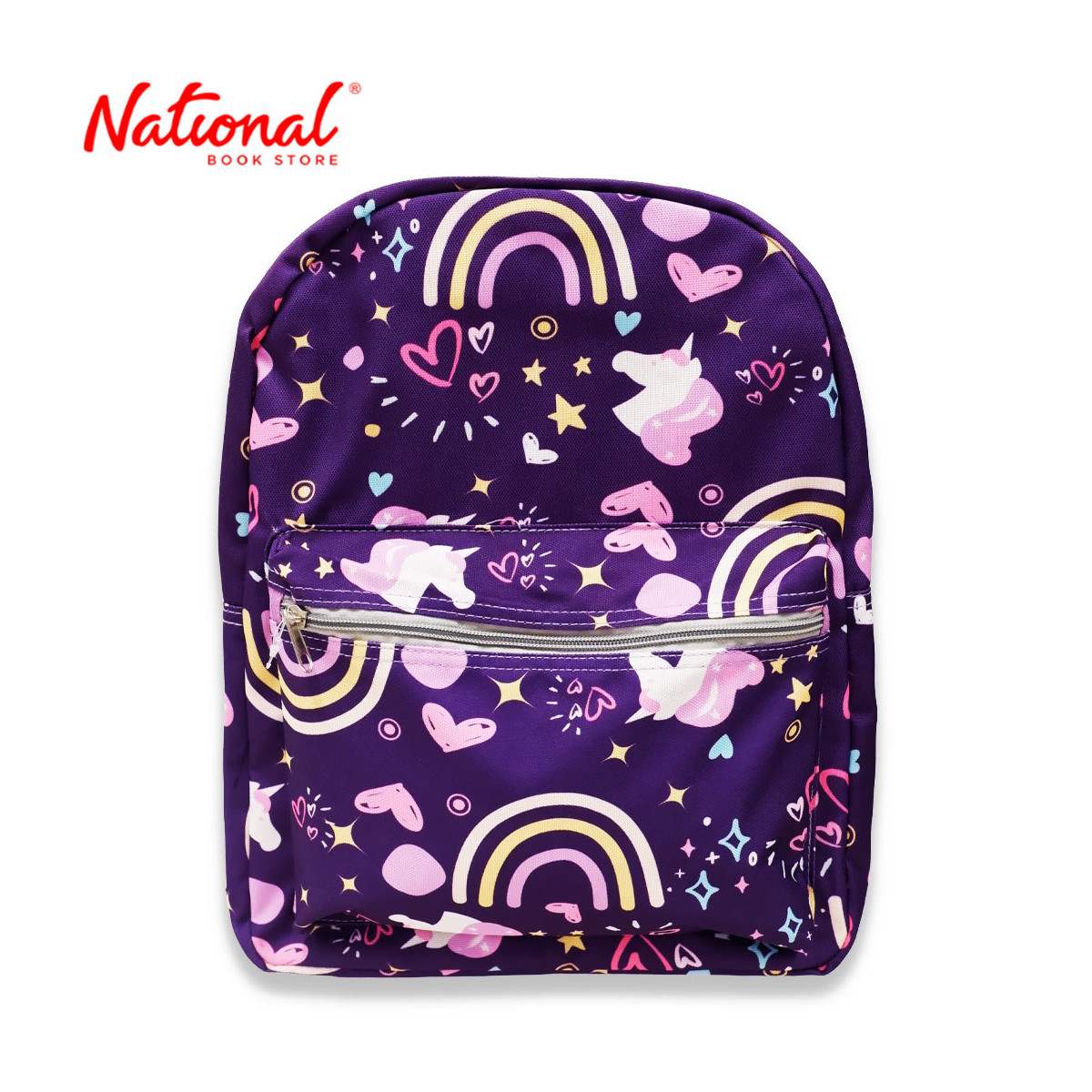 Backpack Full Print 14 inches, Unicorns and Rainbow - School Bags