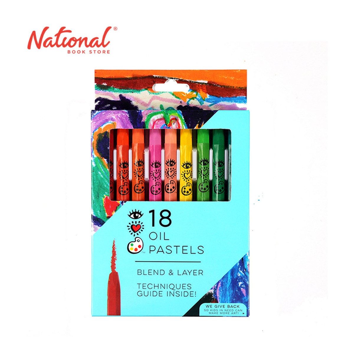 iHeartArt Oil Pastels in 18 Rich Colors 4018 - Arts & Crafts Supplies